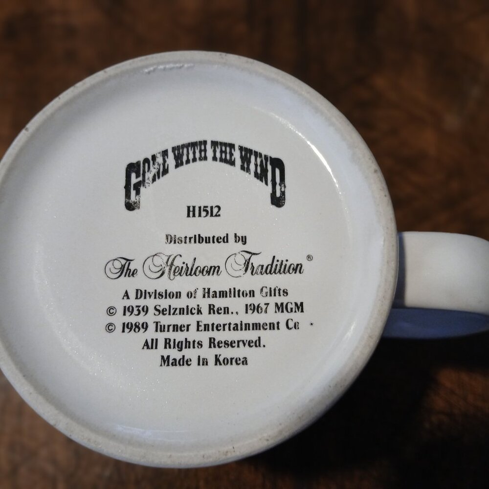 Gone with the Wind HEIRLOOM TRADITION vintage collectibles cups - Picture 2 of 2